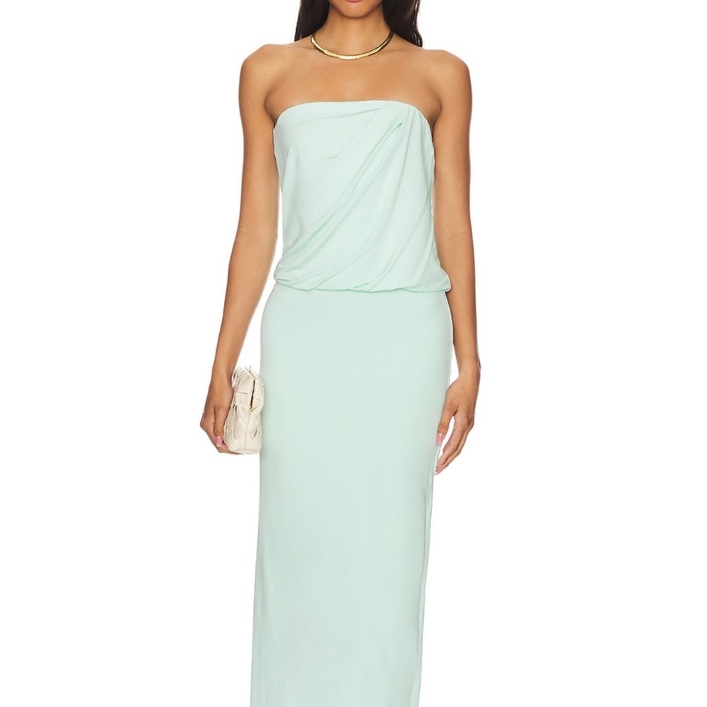 Maia Dress by SEROYA, seafoam color, size small